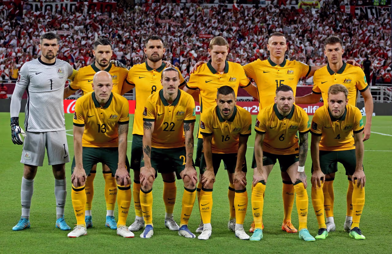 team photo for Austrália