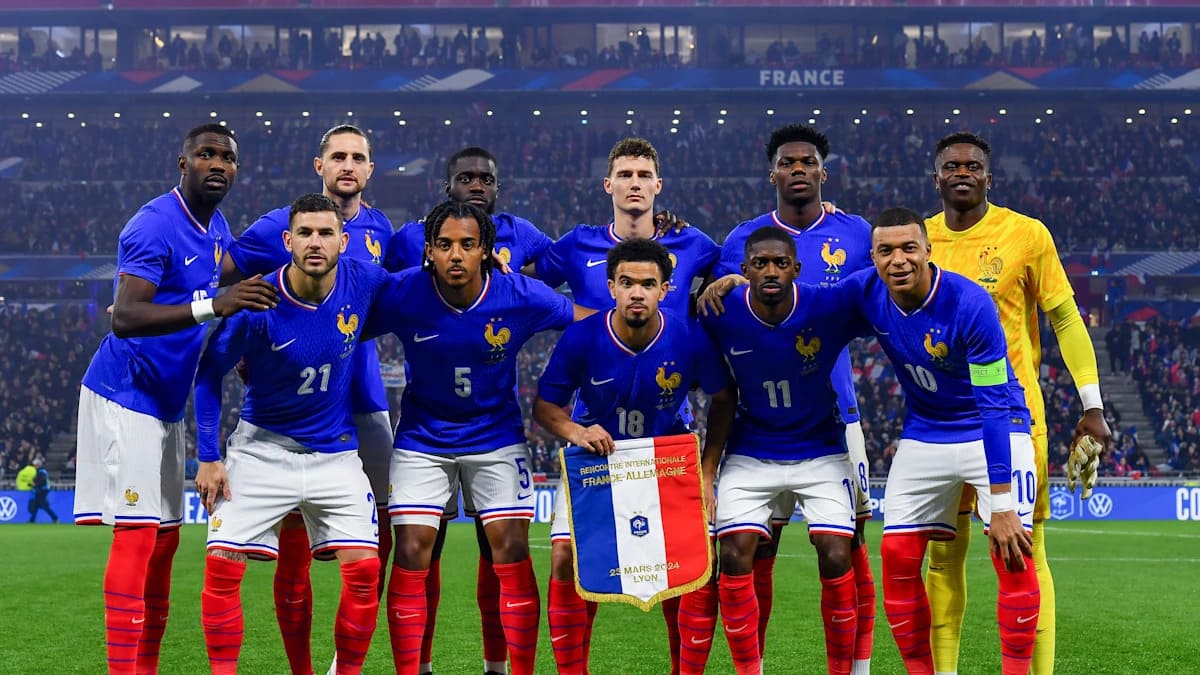 team photo for França