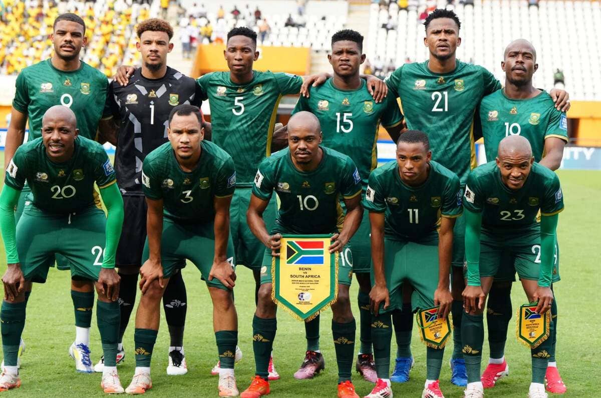 team photo for África do Sul