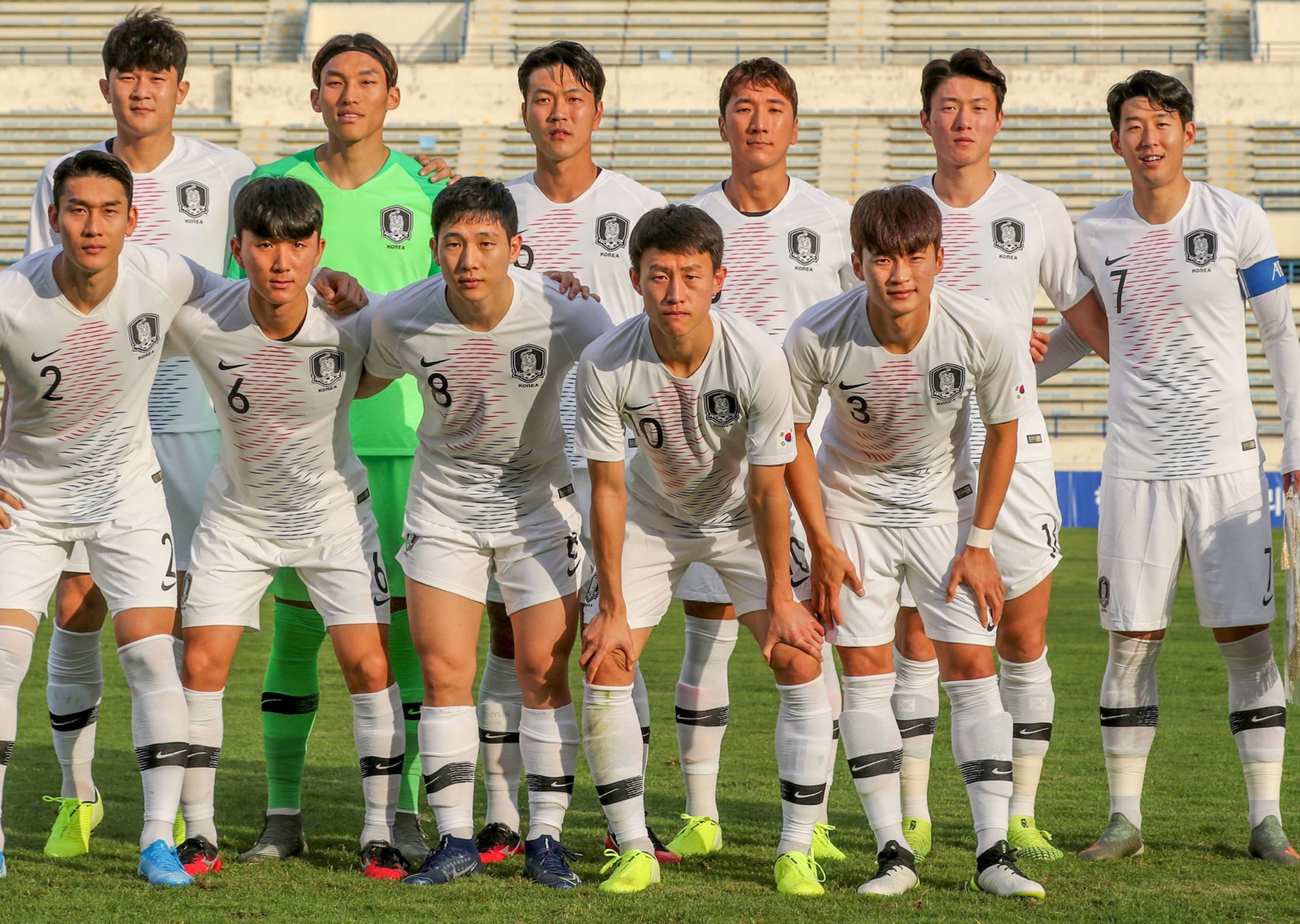 team photo for Coréia do Sul
