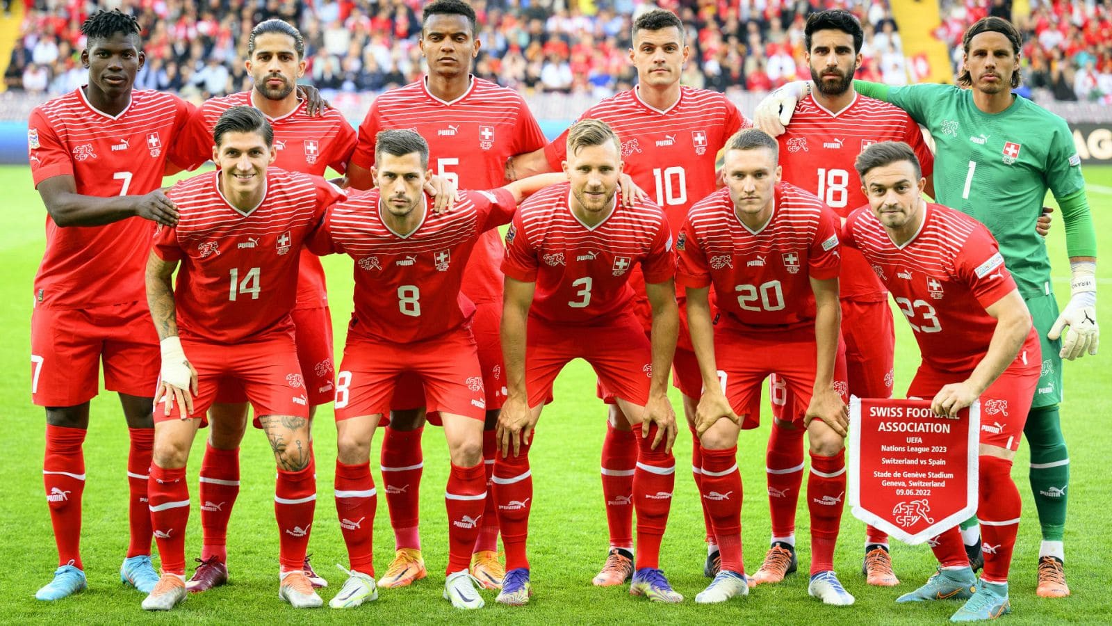 team photo for Suíça